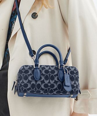 ＜COACH＞バワリー　サッチェル　２２・シグネチャー　デニム